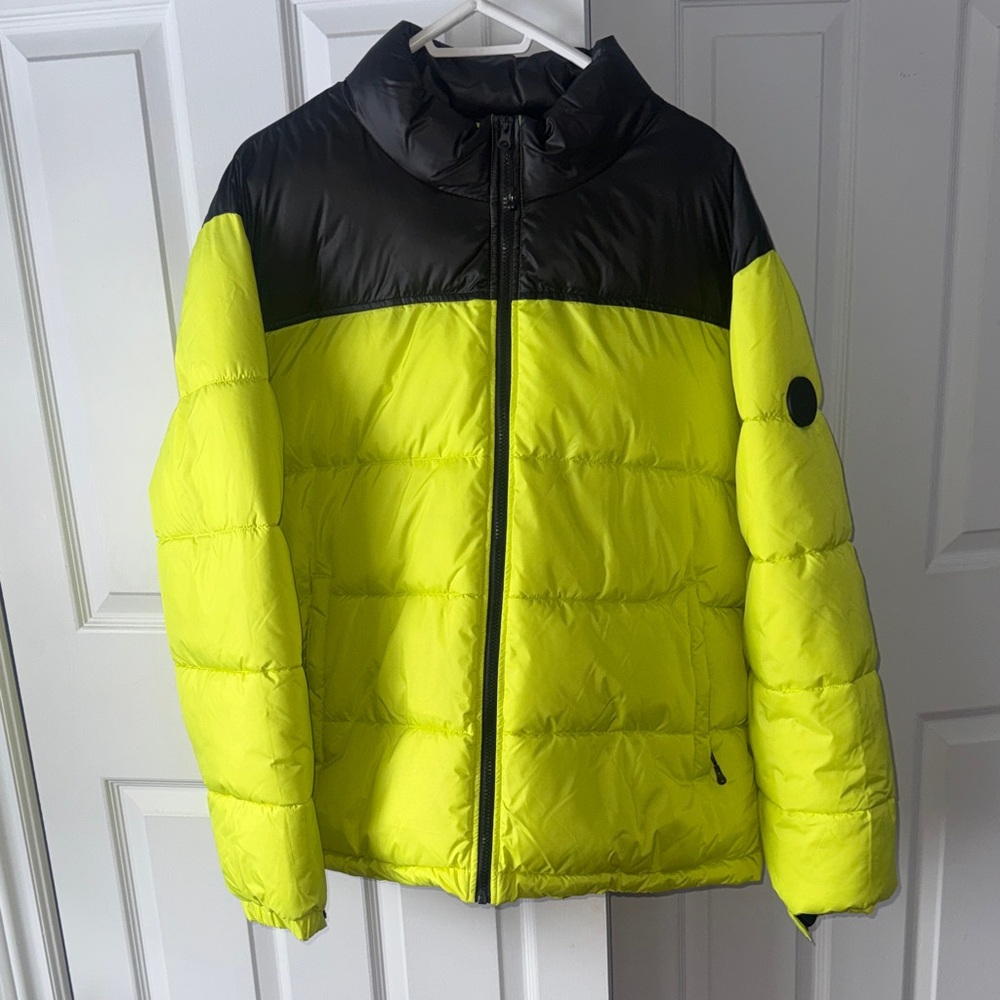 Noize Black and Yellow Cruelty-Free Jacket